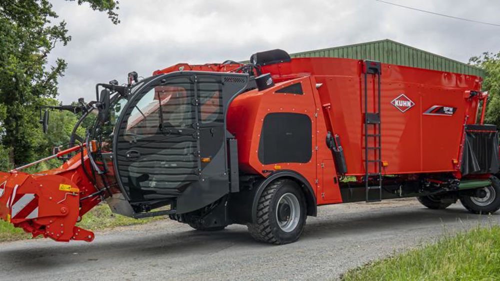 La mélangeuse automotrice Kuhn SPW Power se décline dans des versions allant de 18 à 22 m³. © Kuhn